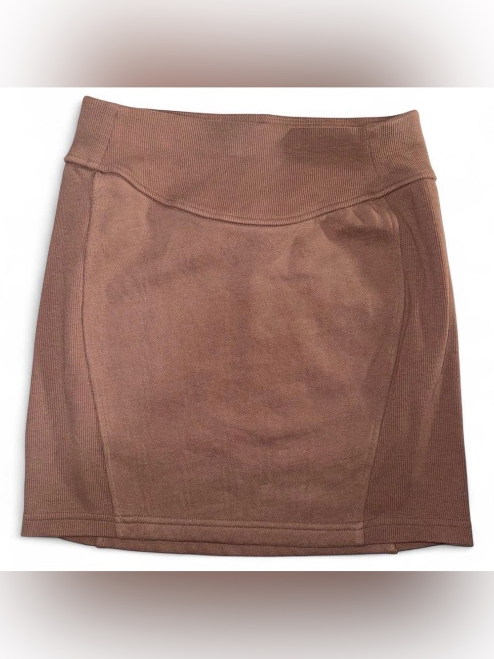 Lululemon brown Scuba High-Rise Mini Skirt
